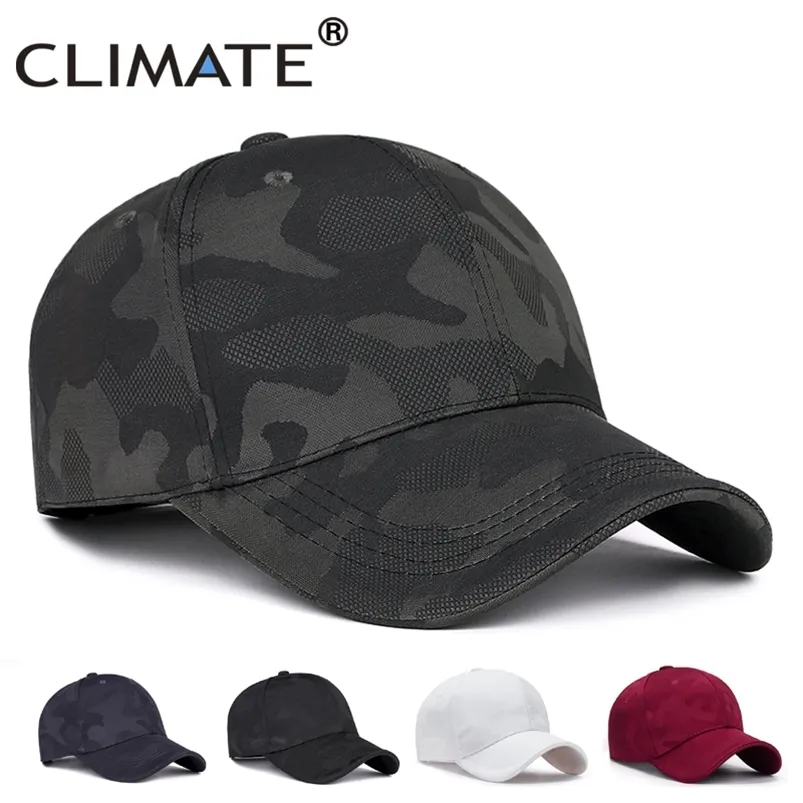 المناخ رجال البيسبول S Men Camouflage Camo Outdoor Cool Army Hunting Hunt Sport Cap for Man 220704