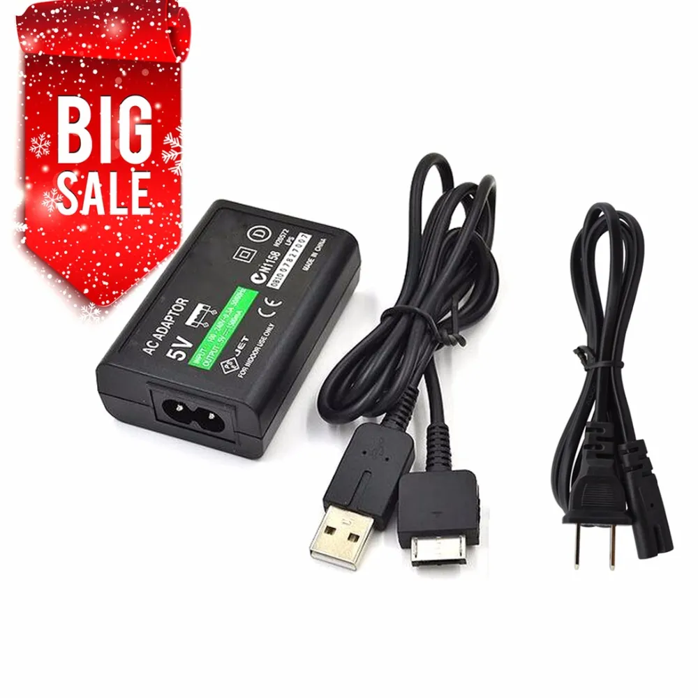 Kabel danych USB AC Adapter Zasilacz Zasilacza do Sony dla PS Vita dla PSV 1000 US Plug