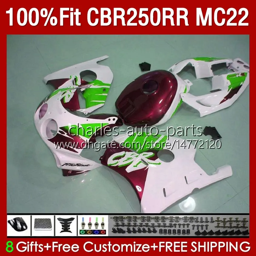 Injection MC22 250CC For HONDA CBR250 CC CBR 250RR 250 RR 90 91 92 93 94 95 Wine red 1996 1997 1998 1999 131No.234 CBR250RR 1990 1991 1992 1993 1995 96 97 98 99 Fairing