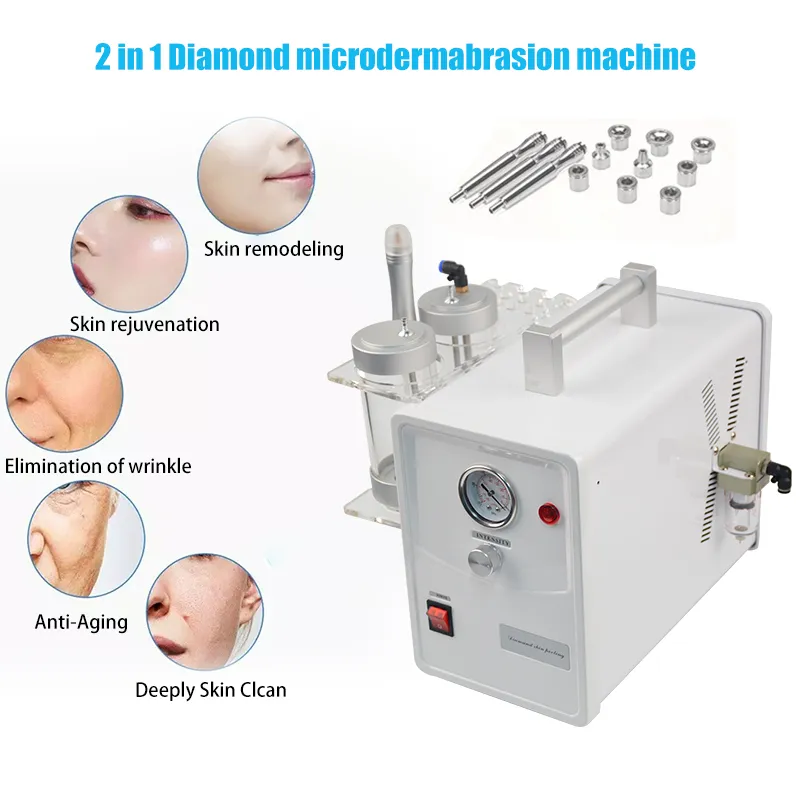 NEUE Diamant-Mikrodermabrasionsmaschine Kristall professionelle Schönheitsausrüstung Mikrodermabrasion CE-geprüft