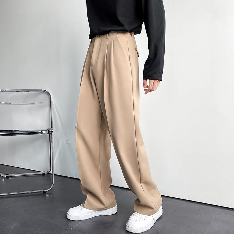 Acheter Pantalon Baggy à jambes larges pour hommes, Style d'été, pantalon  confortable à la mode