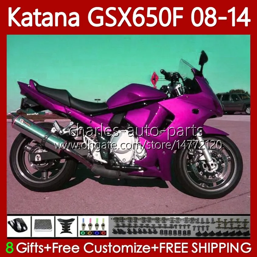 Carrozzeria per SUZUKI KATANA GSXF 650 GSX-650F GSX650F Rosa GSXF650 2008 2009 2010 2011 12 13 14 120No.117 GSX 650F GSXF-650 08 09 10 11 2012 2013 2014 Carenature OEM