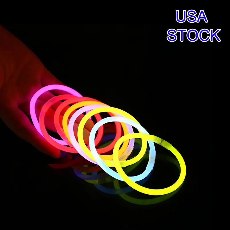 Glow Sticks erzeugen Neuheiten Beleuchtung in den dunklen Halsketten Armbänder Brillenkugeln Blumen viel mehr Neon -Licht -Dekoration für Party bevorzugt Kinder Erwachsene Crestech888