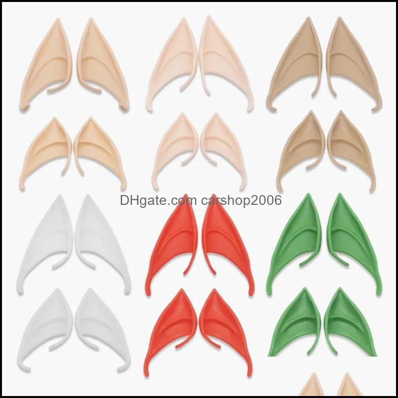 Other Festive Party Supplies Creative Halloween Latex Elf Ears Fairy Pi Dhd2M