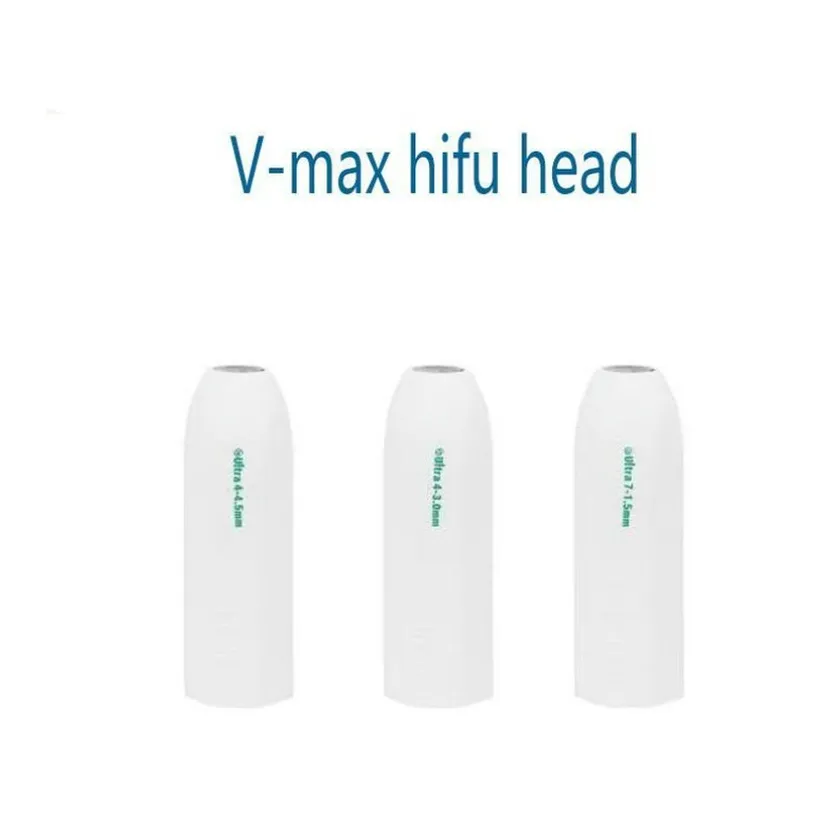 Cartucce per macchina Vmax Hifu 3,0 mm 4,5 mm 8,0 mm e 13 mm per la rimozione delle rughe Face Lift Corpo dimagrante per il rafforzamento della pelle.