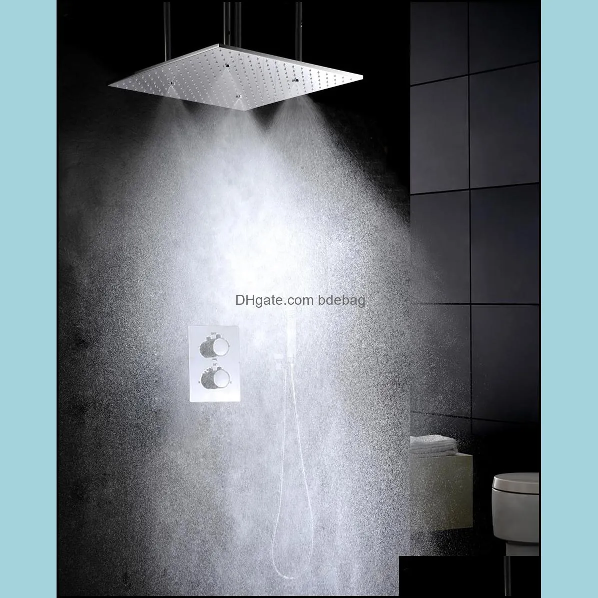 20 Inch Atomizing And Rain Shower Head Easy Installation Embedded Box