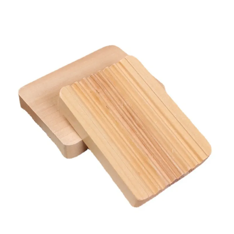 Caixas criativas de sabonetes de madeira de madeira caixa de sabão Bamboo Sopa Bath Tool Lk156