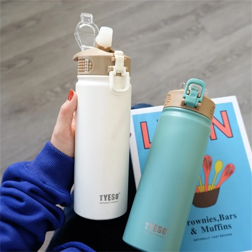 Large Capacity Thermos Mug - Stainless Steel Tumbler with Straw, Double ...