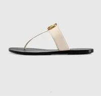 2019 Designer Sandals Men Slippers Gear Bottoms Flip Flops Ladies Luxury Fashion Casual Size 35-45 with Box Split Flip Flop Sandals Khaki Us16