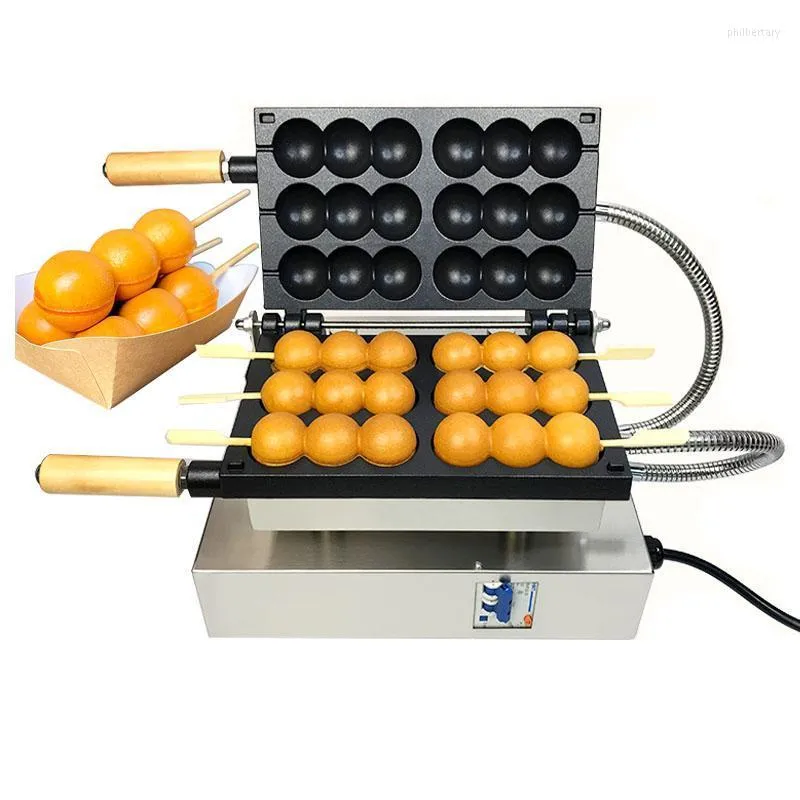 Pane produttori di torte macchino spiedini per pasticceria waffle maker gold a tre talloni a cipella uova phil22