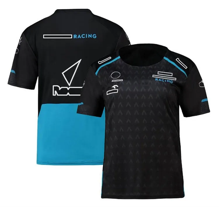 F1 T-shirt Summer Racing Suit 2022 Nouveau T-shirt à manches courtes respirant à séchage rapide pour hommes, uniforme d'équipe décontracté, grande taille peut être personnalisé