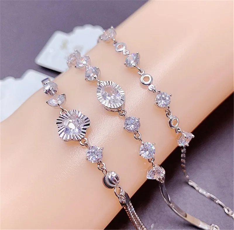 アクセサリー Glitter Luxury Tennis Bracelet 20cm Amazon.com: Shop LC Stainless Steel Tennis Bracelet