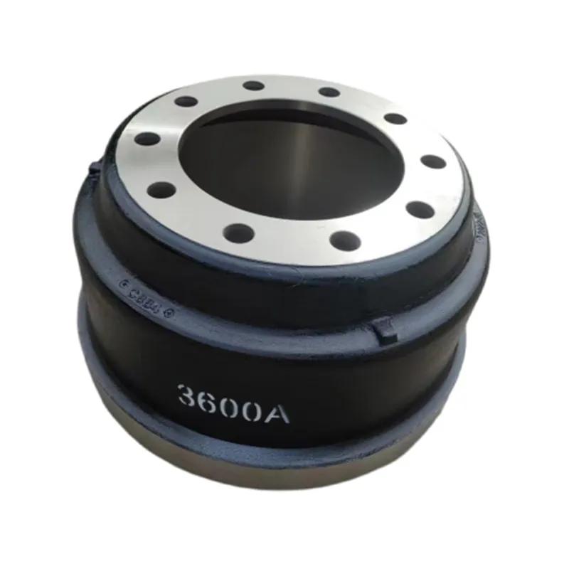 Auto Brake Drum Truck Heavy Duty Spare Brake System Parts Metal Alloy Brakes Drums 3600A From