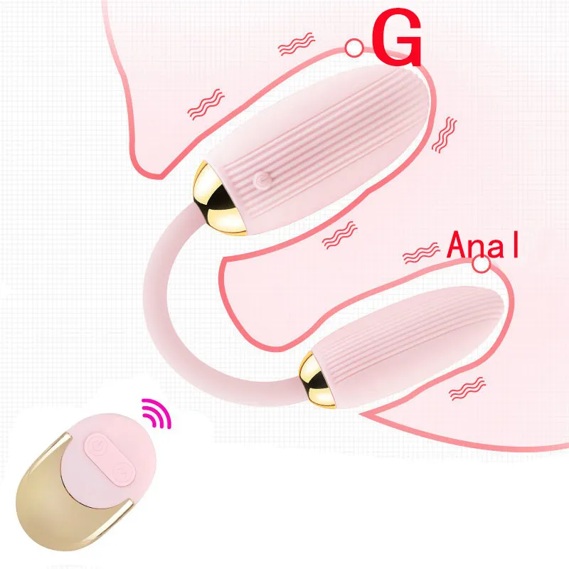 Outdoor Tragen Doppel Kopf Vibrator für Frauen Klitoris Anal G-punkt Stimulation sexy Spielzeug Weibliche Fernbedienung sexyy Masturbator