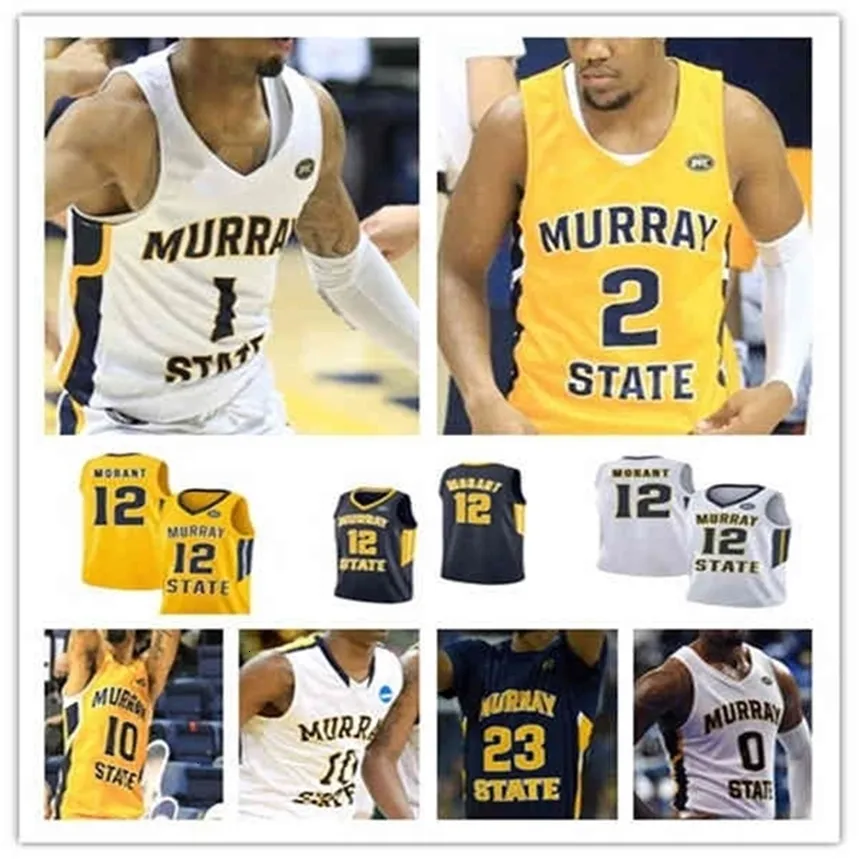 Chen37 Murray State Racers Ja Morant Jersey Pallacanestro KJ Williams Tevin Brown Justice Hill Trae Hannibal DJ Burns Carter Collins Skipper-Brown