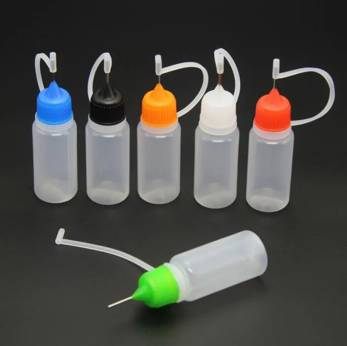 Empty Needle Tip Bottles Convenient to fill with E Juice Plastic Bottle 5ml 10ml