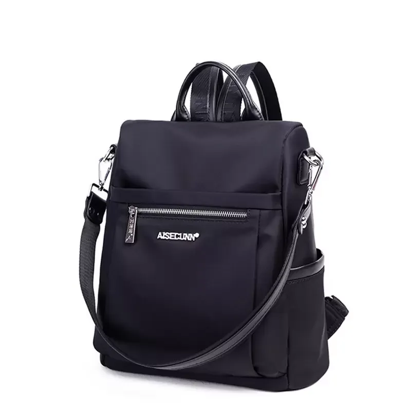 2021 새로운 패션 옥스포드 헝겊 배낭 간단한 학생 대용량 어깨 대각선 학교 가방 지갑과 핸드백 럭셔리 주머니