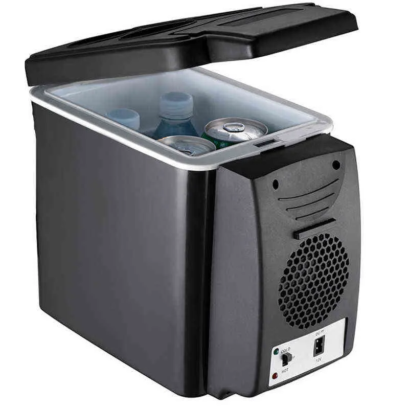6L Mini carré -refrigerador de refrigerador de refrigerador 12V geladeira compressor 220V Refrigerador portátil Caixa de resfriador de caixa de gelo portátil Auto Freezer H220510