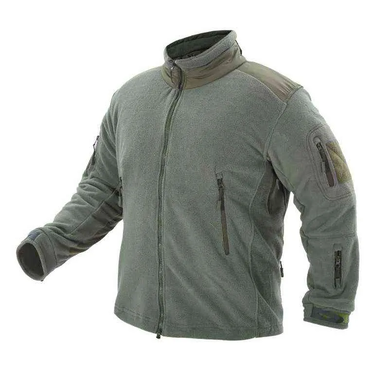 Giacca tattica in pile termico invernale militare statunitense da uomo Cappotto con cappuccio Giacche militari in cotone militare L220706