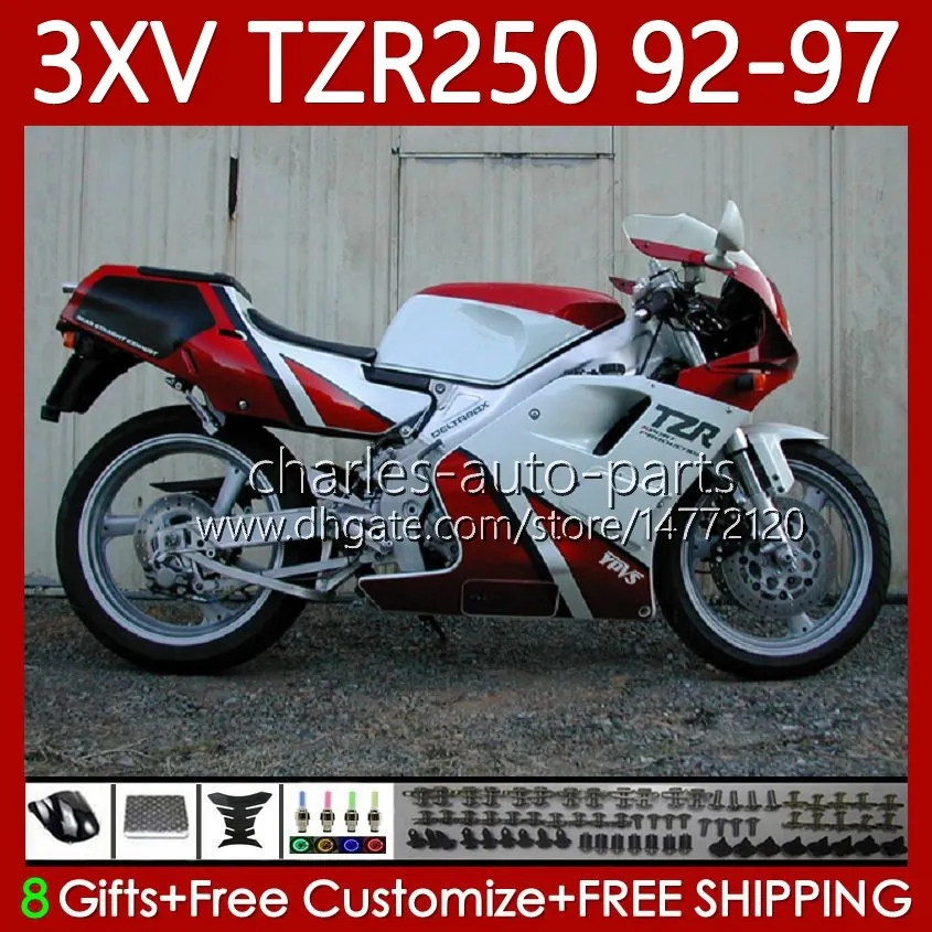 Bodywork for Yamaha TZR 250 TZR250 R RS RR TZR250RR TZR-250 92-97 Body 117NO.37 YPVS 3XV TZR250R 92 93 94 95 96 97 TZR250-R 1992 1993 1994 1995 1996 1996 Fairing White Glossy