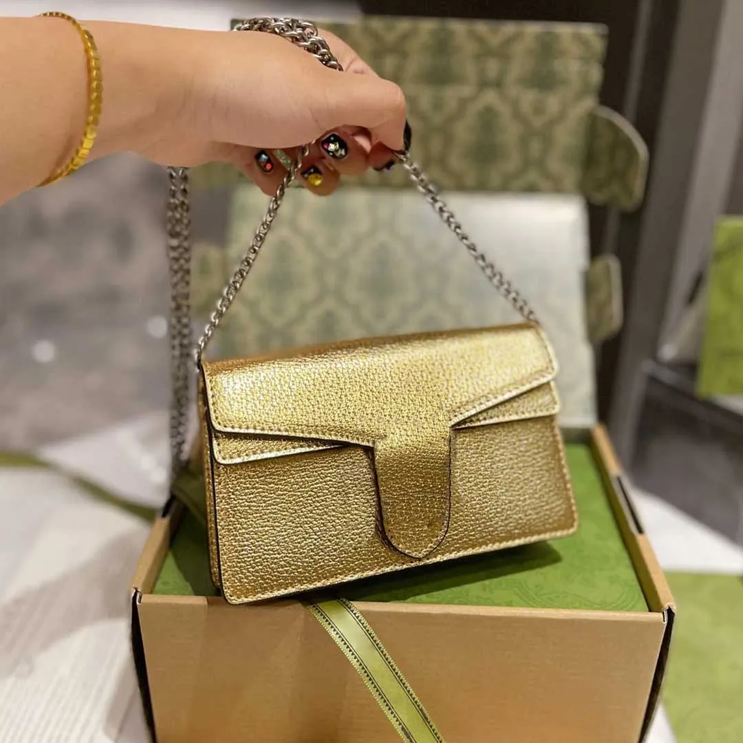 Top 5A Mini Classic Retro Ladies Handbags Wallet Luxurys Designers Messenger Bag Fashion Chain Shoulder Bags Women Crossbody Flap with Box