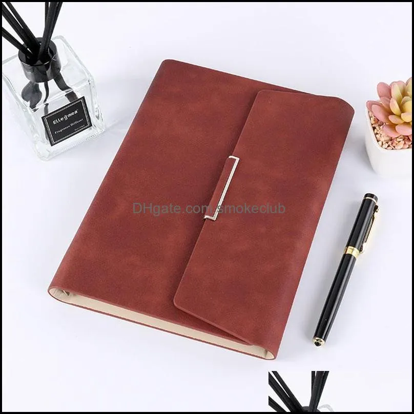 New 2020 Retro Creativity Gift Box Leather Bible Trave Journal Notepad Folder Notebook A5 Diary Weekly Agenda Planner Notebooks