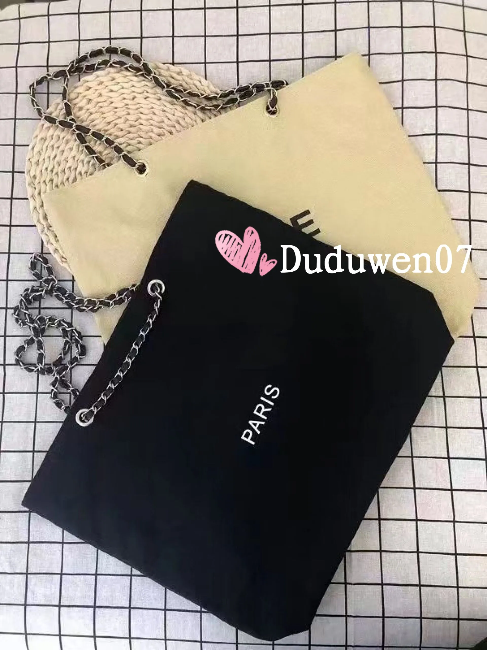 Bolsas de 40x35, 5x9cm, moda personalizada, 2C, bolsa de almacenamiento, lona, compras, letras impresas, bolso de playa, bolso informal, estuche para revistas 220z