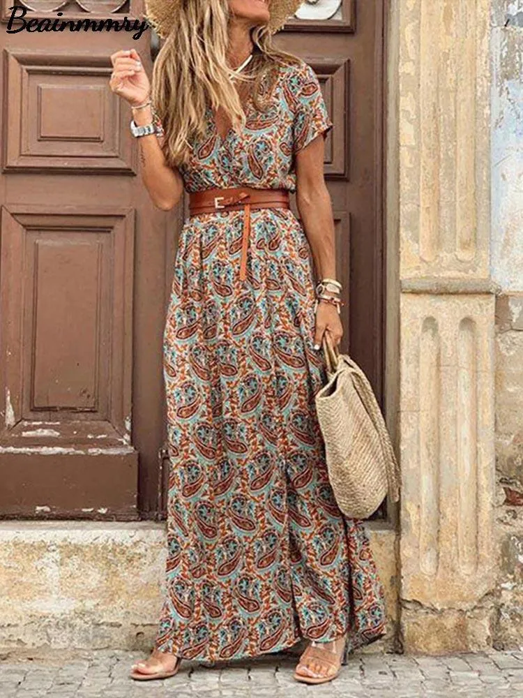 knee length dresses for ladies Heroine Maxi Dress in Medusa Print main image 0