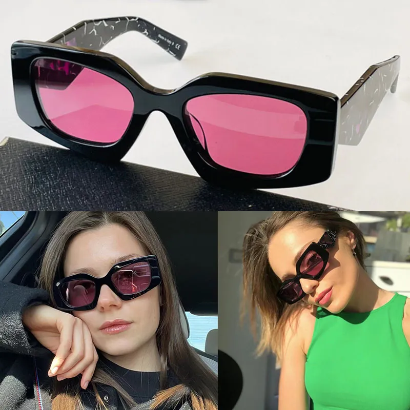 Sunglasses Symbole green gem Designer Womens men Drivin polygon Frame Square lunette Glasses SPR15Y Vintage Eyewear Uv400 Shades radiation protection lastest