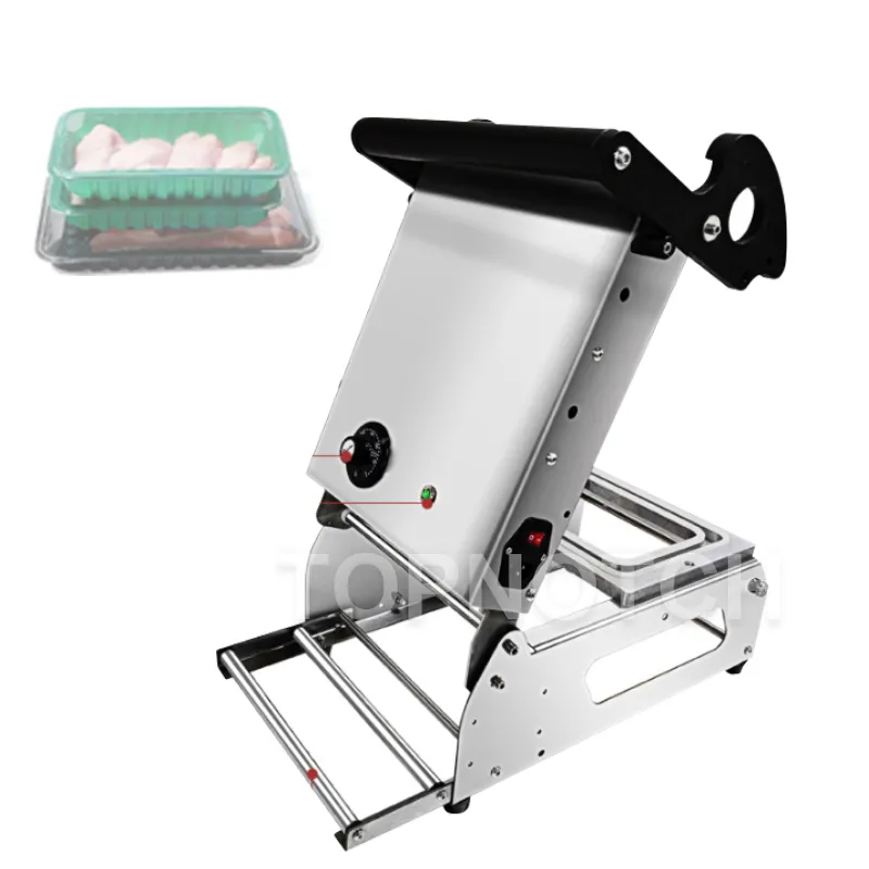 Tray Sealer Packaging Machine Plastic Food Container Sealing Meal