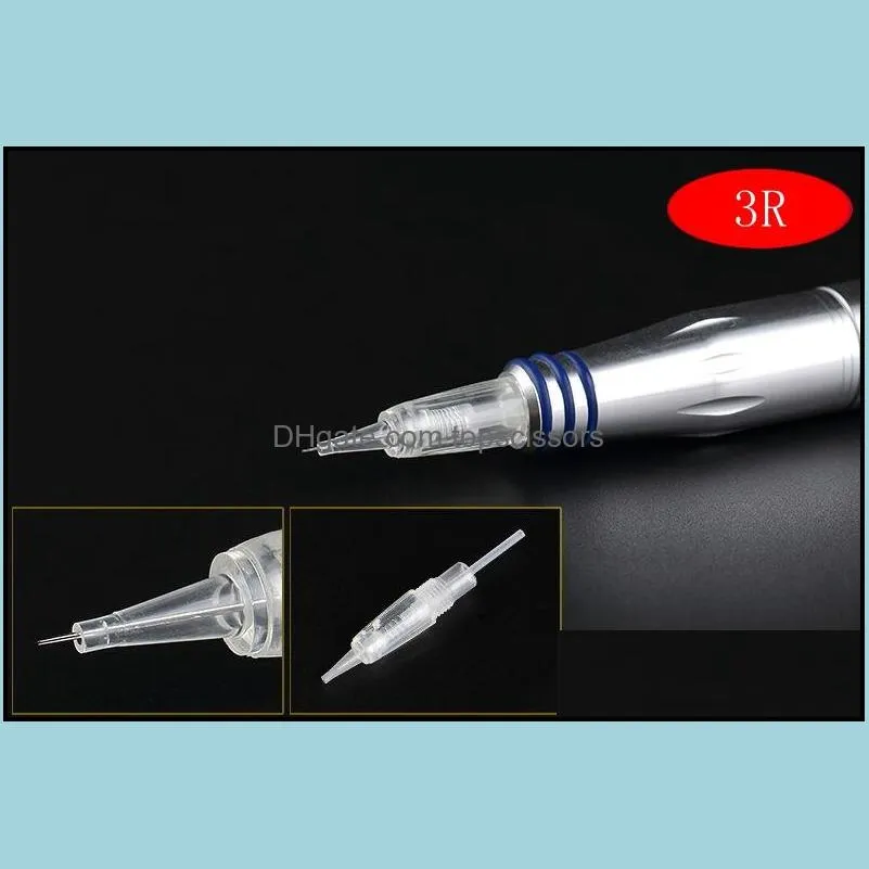 Replacement Screw Needles Cartridge Tips for CHAEMANT 1 Permanent Eyebrow Eyeline Lips Rotary Makeup MTS PMU Tattoo Needle Skin Care