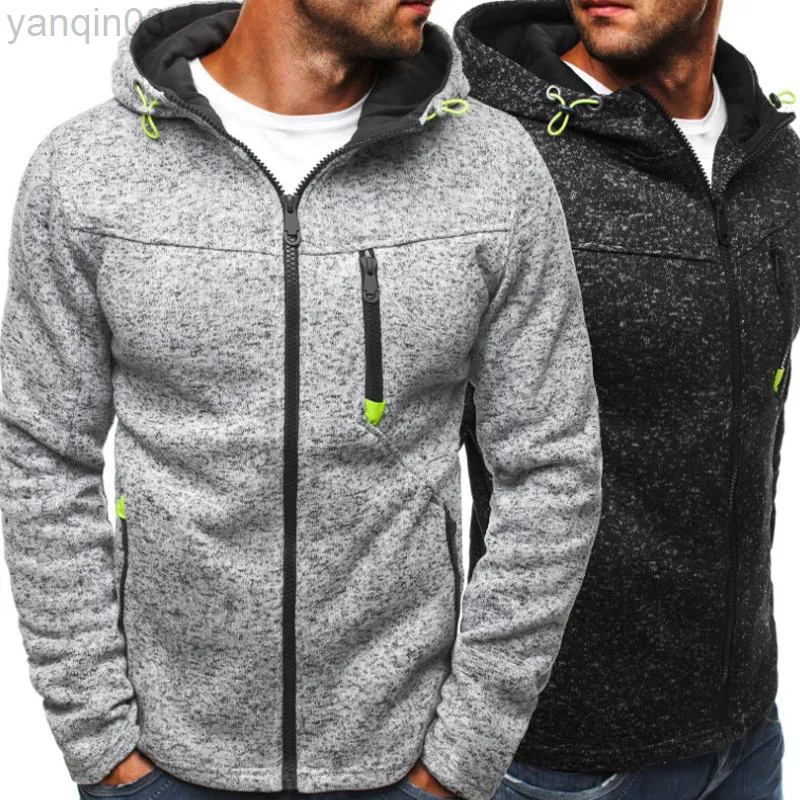 Lente Mannen Hooded Casuare Rits Sweatshirts Mannelijke Trainingspak Fashion Street Style Best Heren BovenkledingL220801