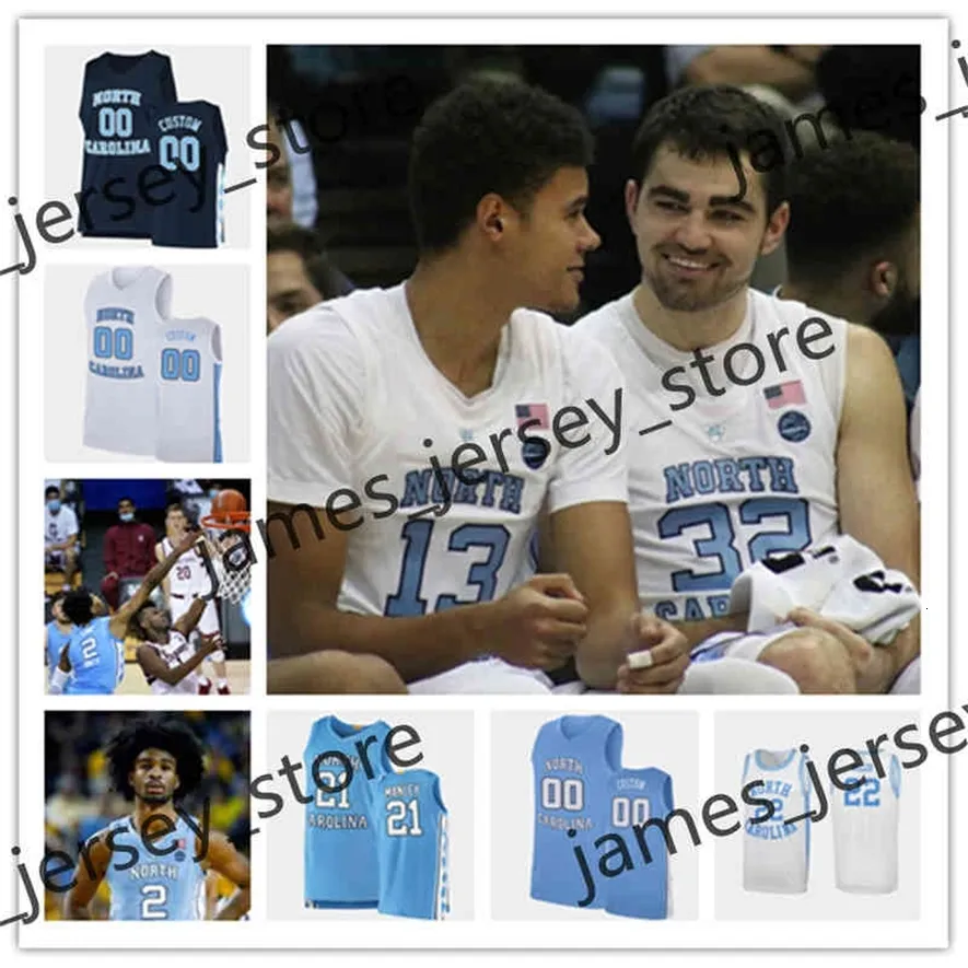 MIT88 2022 Custom College North Carolina Tar Heels koszulka koszykówki Garrison Brooks Walker Kessler Dawson Garcia Puff Johnson Damplez Styles D'ARCO