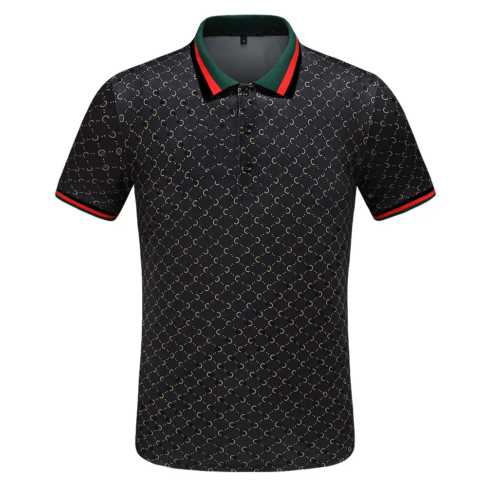 Designer Men's Tee Nouveau coton résistant aux plis respirant T-shirt revers mode commerciale impression décontractée haut de gamme POLO court s301t
