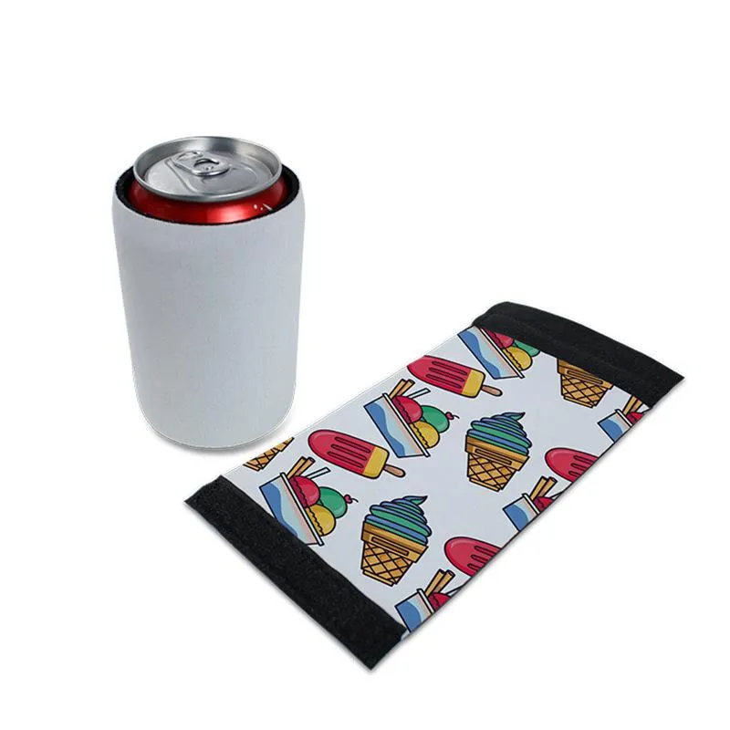 Party Sublimation Blank Beers Can Cover Beer Can Cooler Sleeves Collapsible Insulated Soda Covers DIY Weddings Bachelorette Parties Favors