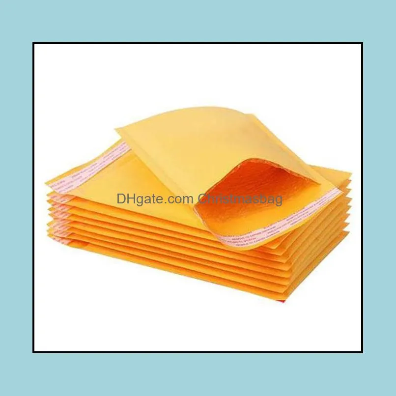 150*250mm Kraft Paper Bubble Envelopes Bags Mailers Padded Shipping Envelope With Bubble Mailing Bag Business Suppli jllceL mx_home