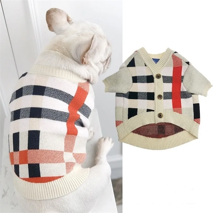 セーター秋と犬の冬テディフレンチブルドッグ服ファッションペット201030