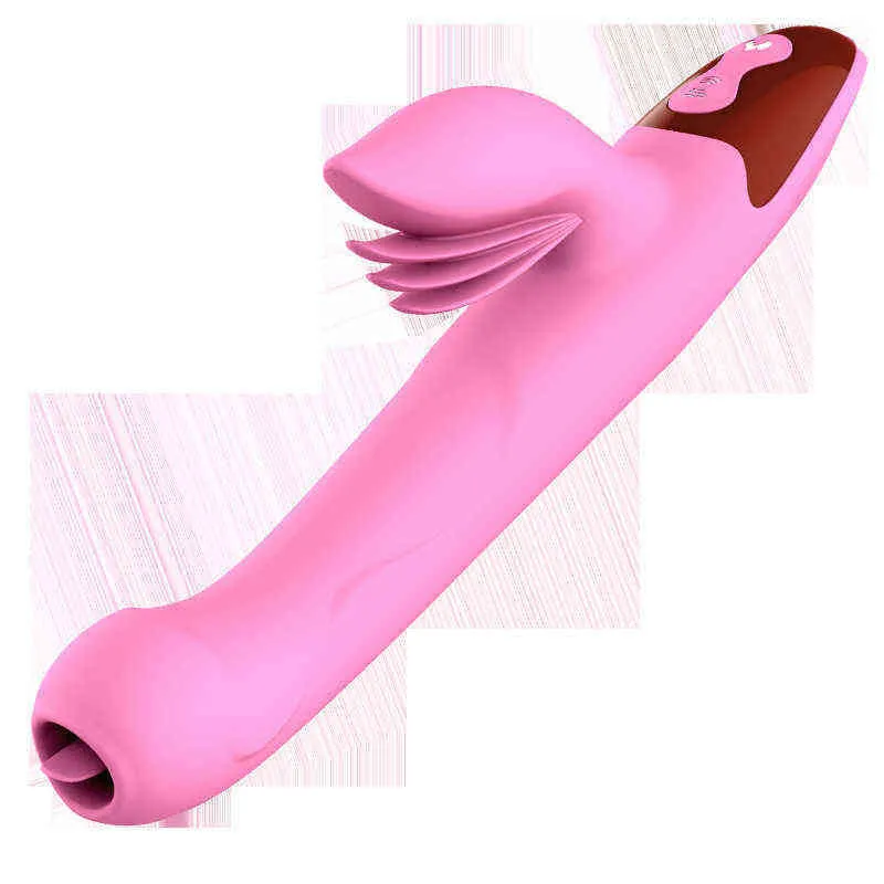 NXY Vibratoren Jade Rabbit 5. Generation Damen vollautomatischer Teleskop-Masturbationsvibrator Höhepunkt Massagestab Erwachsene Spaßprodukte 0402