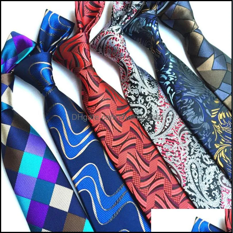 Fashion Accessories Novelty Men Neck Ties 8cm Blue Necktie For Male Paisley Floral Bowtie