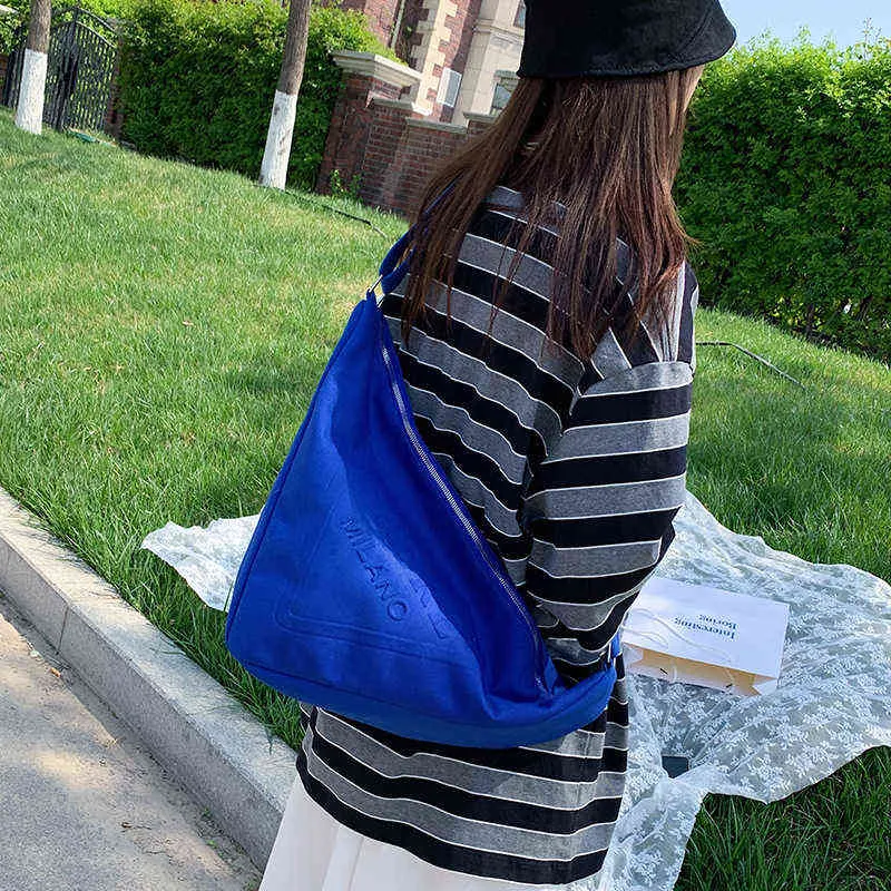 Fanny packs Women's Shoulder Niche Design Trendy Dumpling Bag Broadband Texture Diagonal Bag 220627