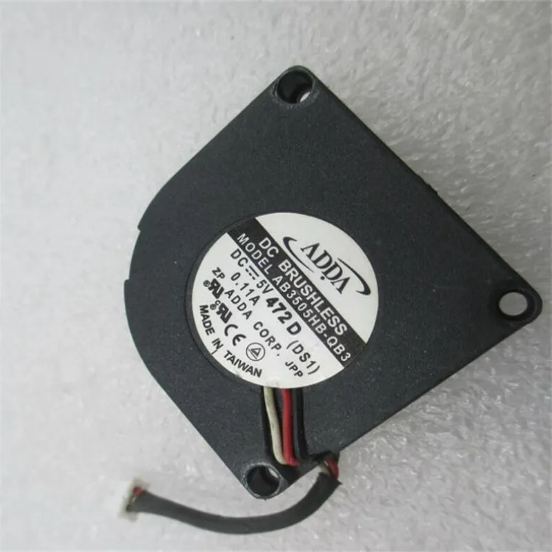 Adda AB3505HB-QB3 DS1 3.5CM DC5V 3-LINE SMALL BALL FAN SILE