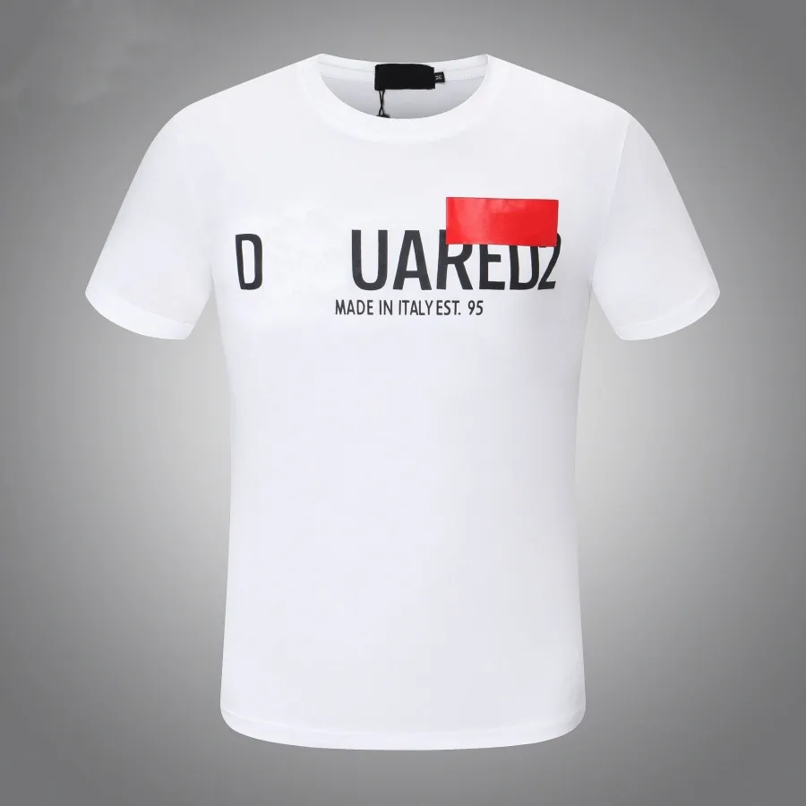 DSQ New Mens Fashion T Shirt Quick Dry Designer Tops Superts Men Men Round Tshirts Therts T-Shirt Men Tee tshirt
