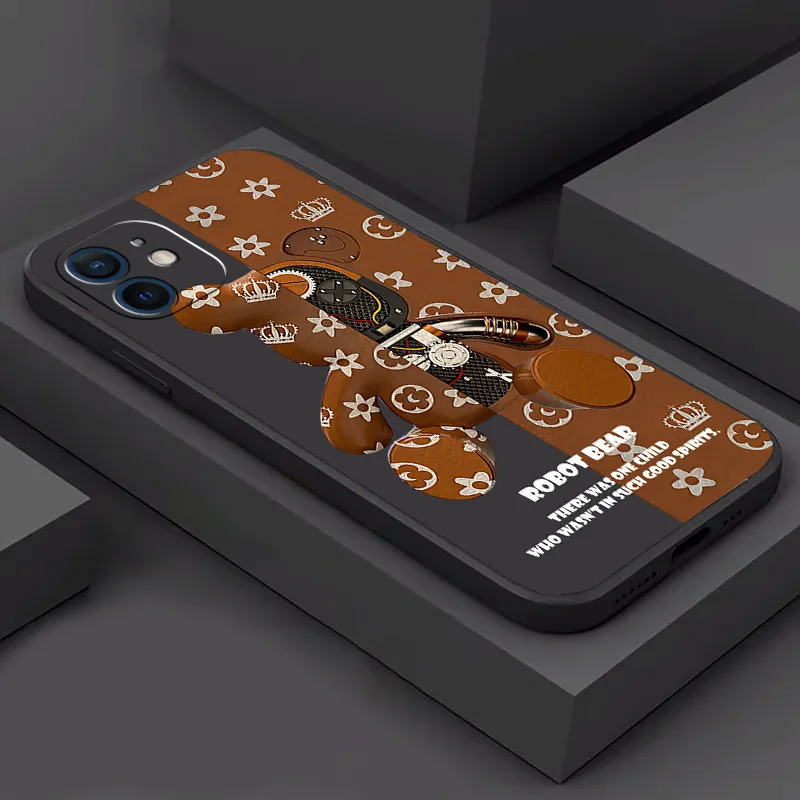 iPhone 11のクールなウルトラファッションベアの豪華な電話ケース