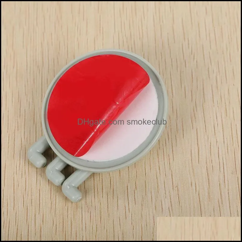 No Trace Paste Rotating Hook High Quality Free Punching Kitchen Bathroom Wall 3 Branch Multi-Function Hook Home XG0334