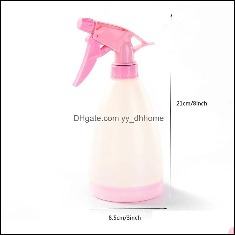 hand pressure watering cans for plant adjustable candy color watering can non-slip watering bottle durable plastic sprayer dbc dh1177