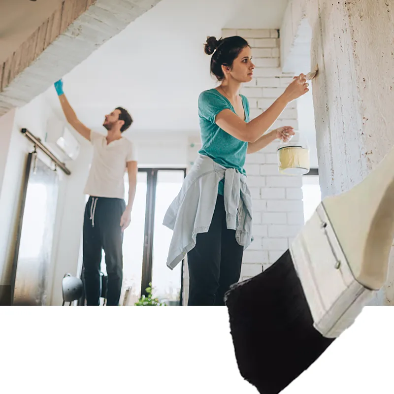 Spanish Horsehair Paint Brush 203750 Wooden Handle White Mane Oxided