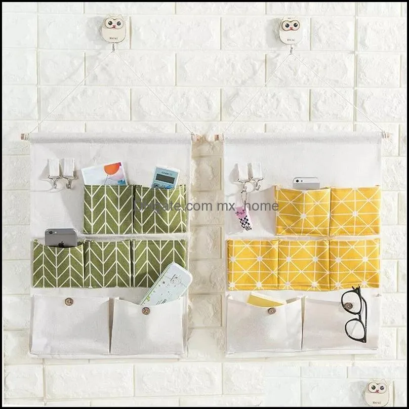 wall door closet hanging storage bag pockets over the doorcloset organizer mounted bags for bedroom bathroom wll152