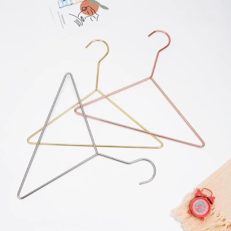 Hangers & Racks Modern And Simple Nis Wrought Iron Children's Hanger Household Clothes Rack Cabinet Drying Clothing Store Wardrobe Hanging