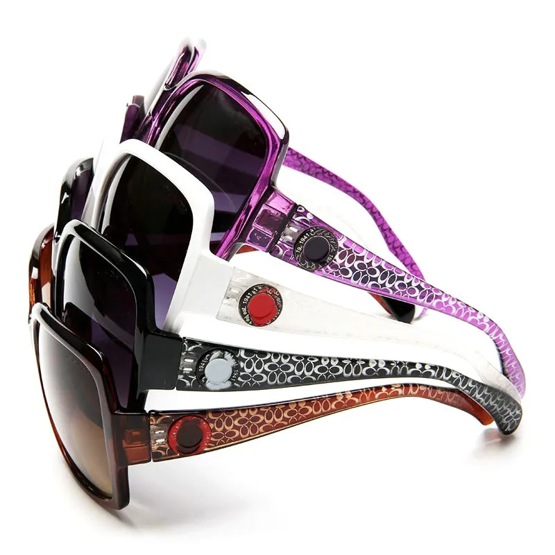 2022 Квадратные солнцезащитные очки для лошадей и вагонов Винтажные женские солнцезащитные очки Классические антиларные бокалы солнечные очки