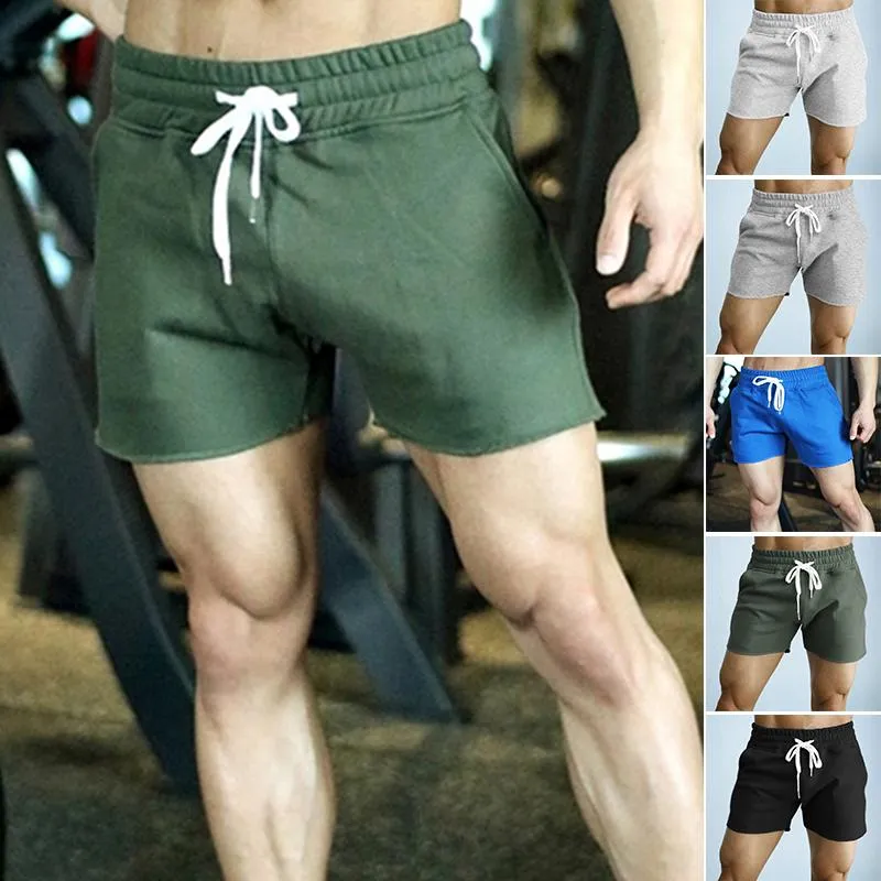 Running Shorts Summer Sports Mens Casual Jogging Training Quick Dry Gym Short Men Workout Fitness SweatpantsRunning